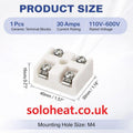 Porcelain terminal block 30A