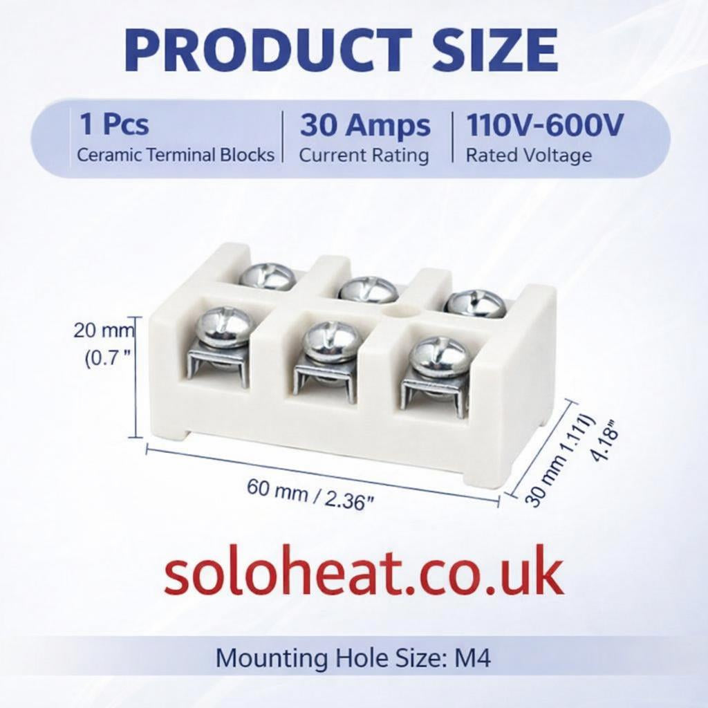 Porcelain terminal block 30A