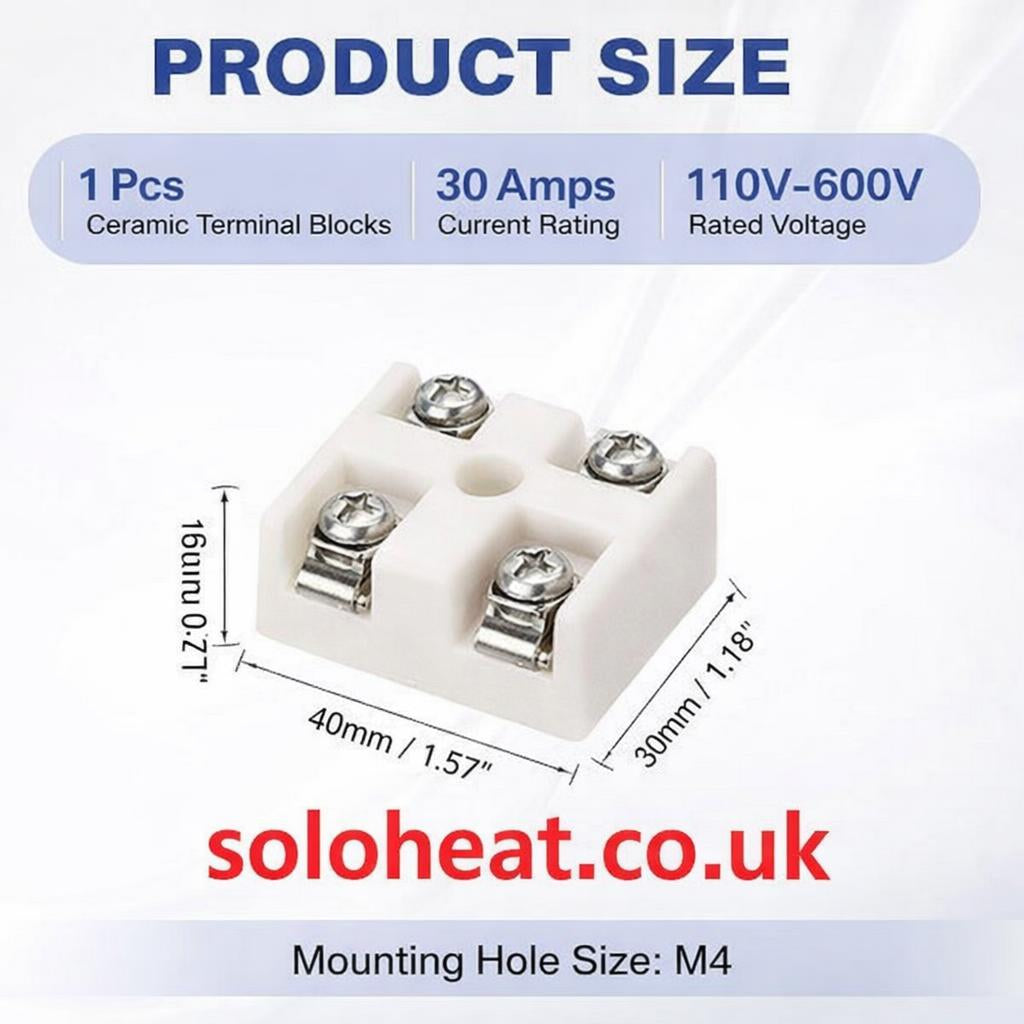 Porcelain terminal block 30A