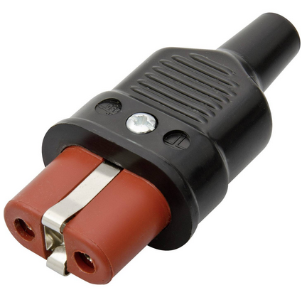 2 pin plug silicone rubber - Straight = £33.33 + VAT