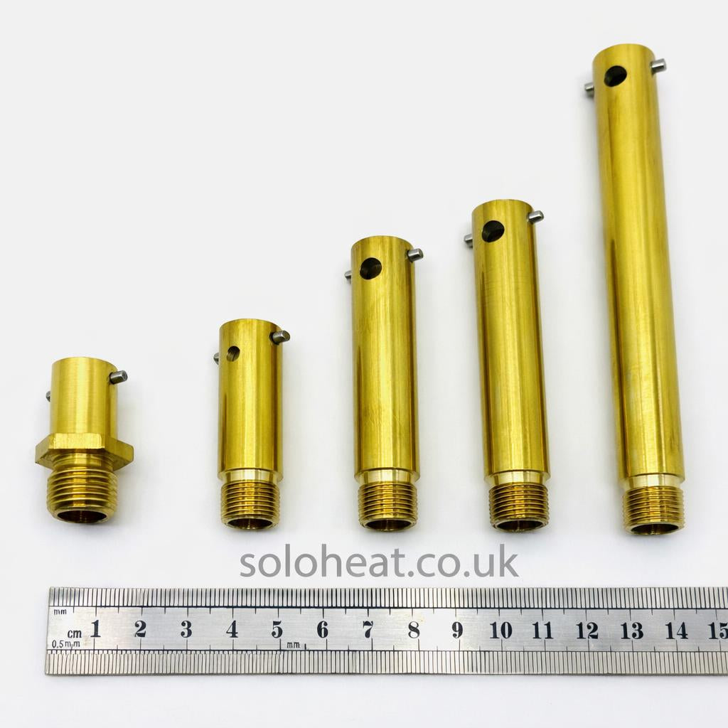 Soloheat OEM 2 Pin Thermocouple adaptors NO HEX – Brass = £4.50 each + VAT